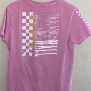 Vans Off The Walls Pink T-Shirt